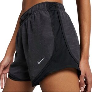 Nike Women's Grey & Black Running Shorts